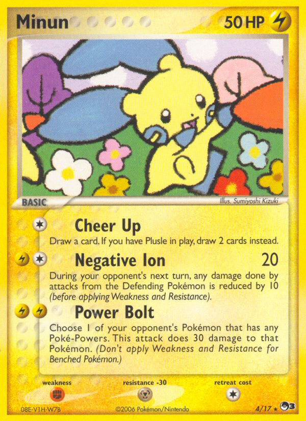 Minun (4/17) [POP Series 3] | Exor Games Truro