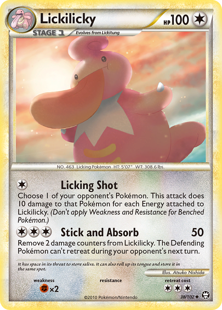 Lickilicky (38/102) [HeartGold & SoulSilver: Triumphant] | Exor Games Truro