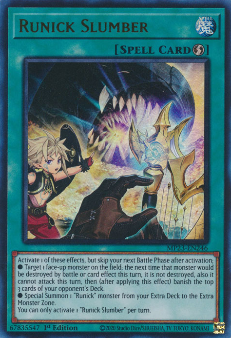 Runick Slumber [MP23-EN246] Ultra Rare | Exor Games Truro