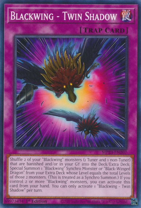 Blackwing - Twin Shadow [MP23-EN207] Common | Exor Games Truro