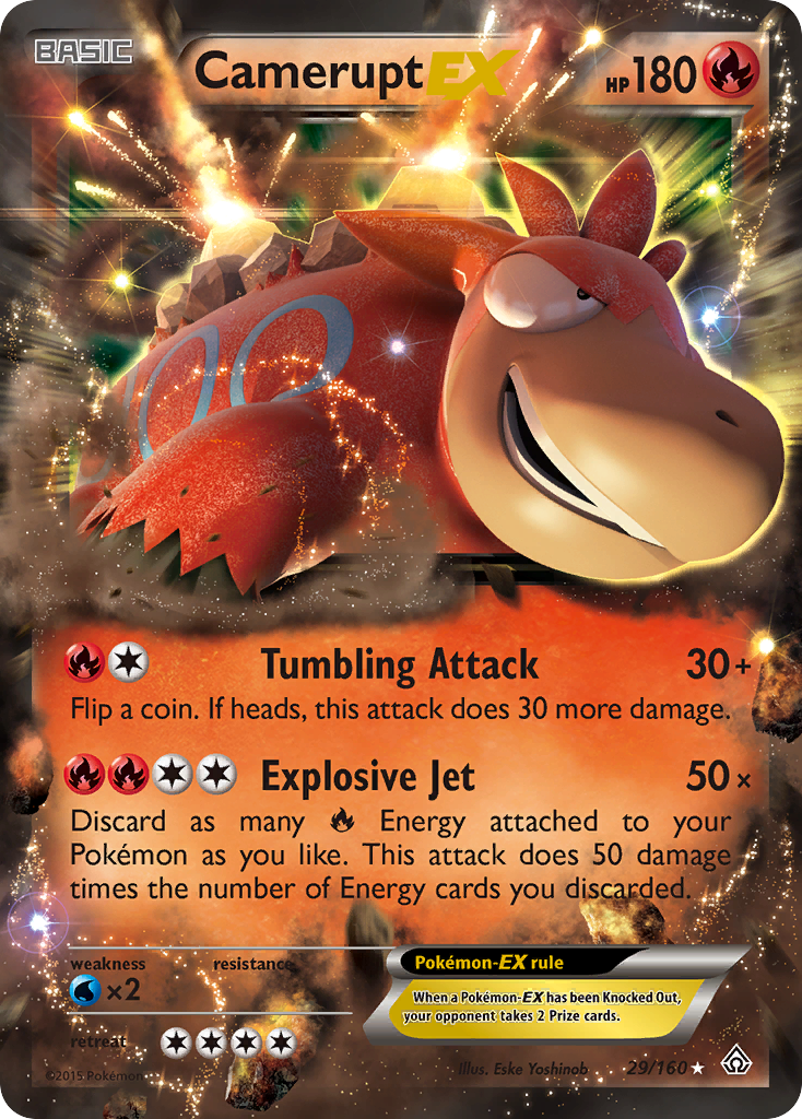 Camerupt EX (29/160) [XY: Primal Clash] | Exor Games Truro