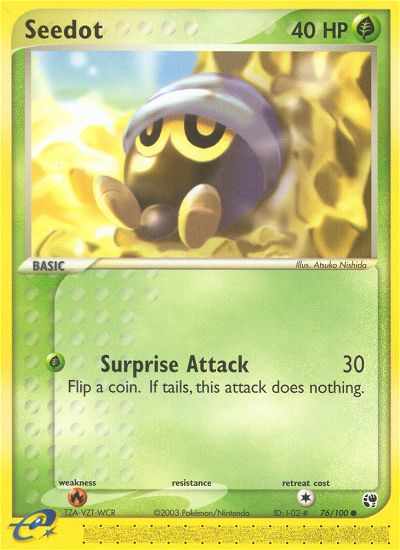 Seedot (76/100) [EX: Sandstorm] | Exor Games Truro