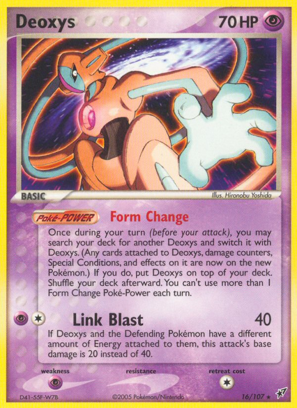 Deoxys (16/107) [EX: Deoxys] | Exor Games Truro