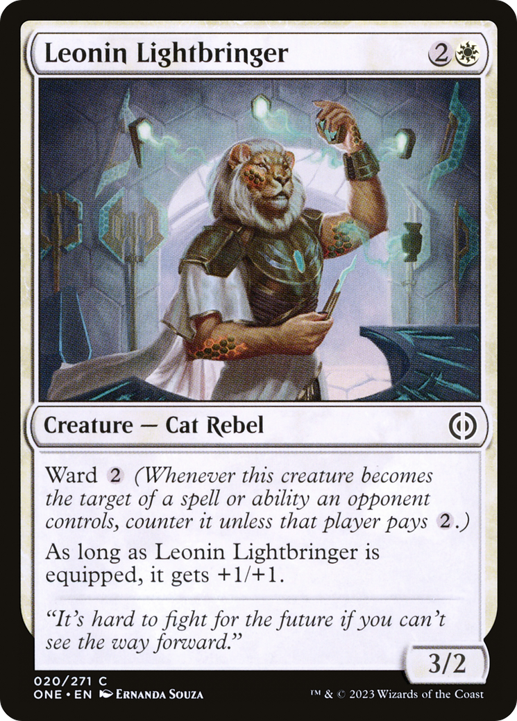 Leonin Lightbringer [Phyrexia: All Will Be One] | Exor Games Truro