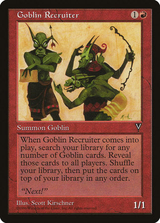 Goblin Recruiter [Visions] | Exor Games Truro