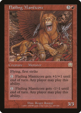 Flailing Manticore [Mercadian Masques] | Exor Games Truro