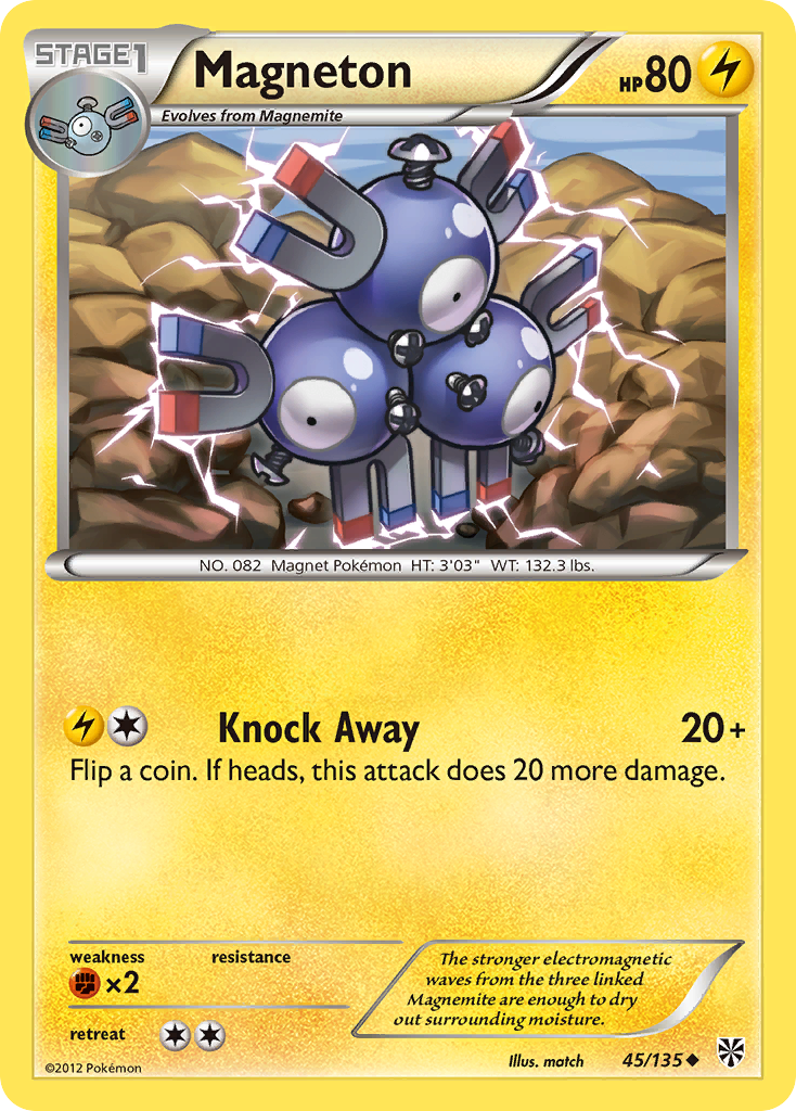 Magneton (45/135) [Black & White: Plasma Storm] | Exor Games Truro