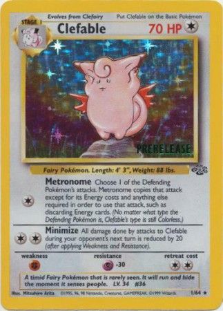 Clefable (1/64) (Prerelease Promo) [Jungle Unlimited] | Exor Games Truro