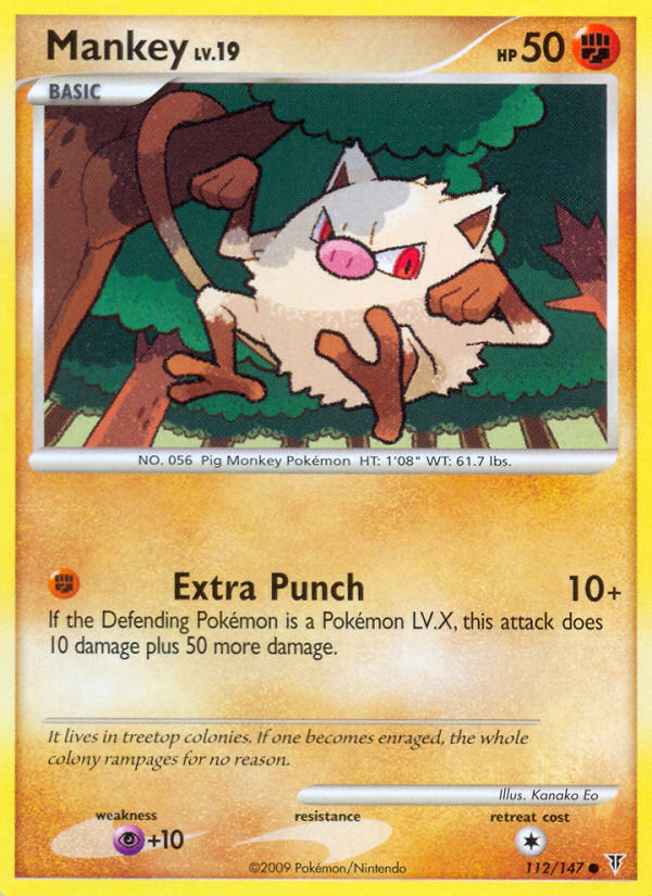 Mankey (112/147) [Platinum: Supreme Victors] | Exor Games Truro