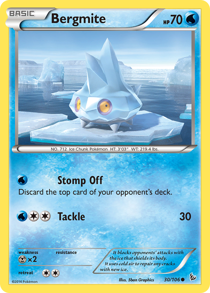 Bergmite (30/106) [XY: Flashfire] | Exor Games Truro