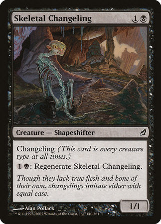 Skeletal Changeling [Lorwyn] | Exor Games Truro