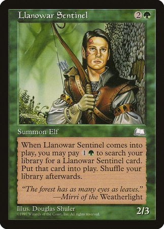 Llanowar Sentinel [Weatherlight] | Exor Games Truro