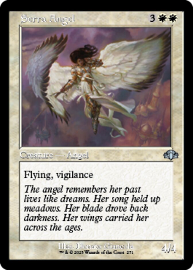 Serra Angel (Retro) [Dominaria Remastered] | Exor Games Truro