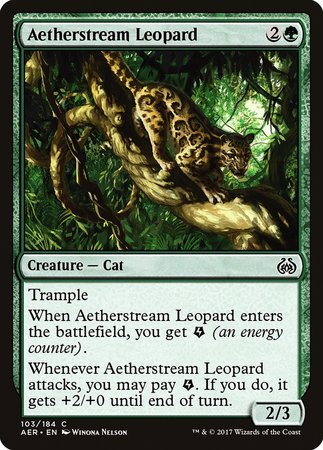 Aetherstream Leopard [Aether Revolt] | Exor Games Truro