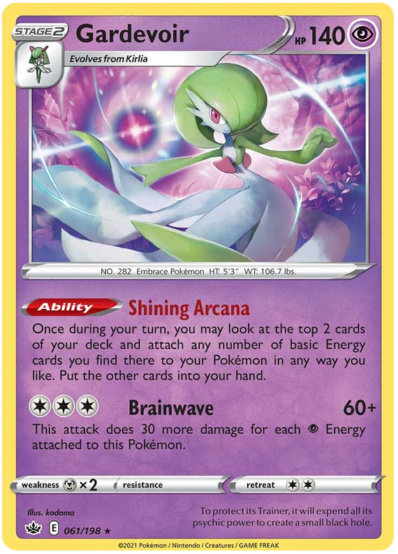 Gardevoir (061/198) (Theme Deck Exclusive) [Sword & Shield: Chilling Reign] | Exor Games Truro