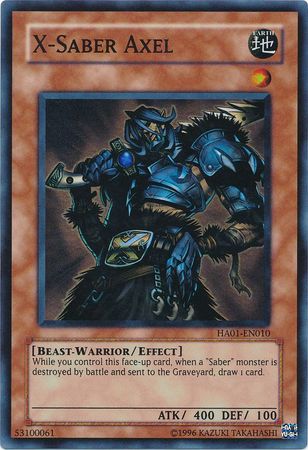 X-Saber Axel [HA01-EN010] Super Rare | Exor Games Truro
