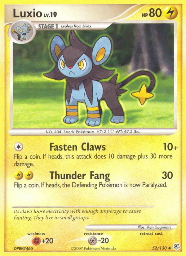 Luxio (52/130) [Diamond & Pearl: Base Set] | Exor Games Truro