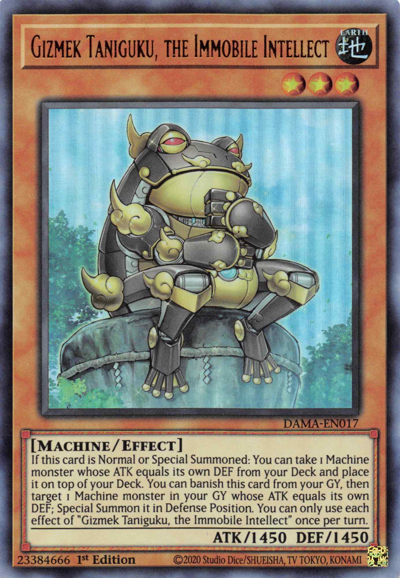 Gizmek Taniguku, the Immobile Intellect [DAMA-EN017] Ultra Rare | Exor Games Truro