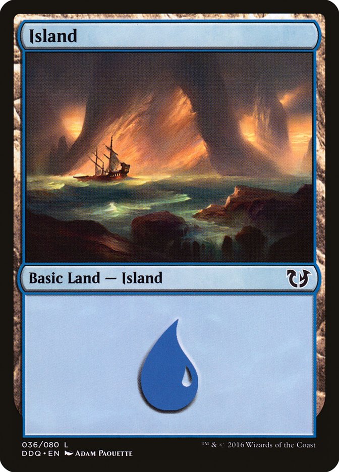 Island (36) [Duel Decks: Blessed vs. Cursed] | Exor Games Truro