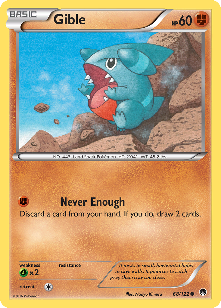 Gible (68/122) [XY: BREAKpoint] | Exor Games Truro