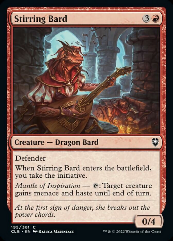 Stirring Bard [Commander Legends: Battle for Baldur's Gate] | Exor Games Truro