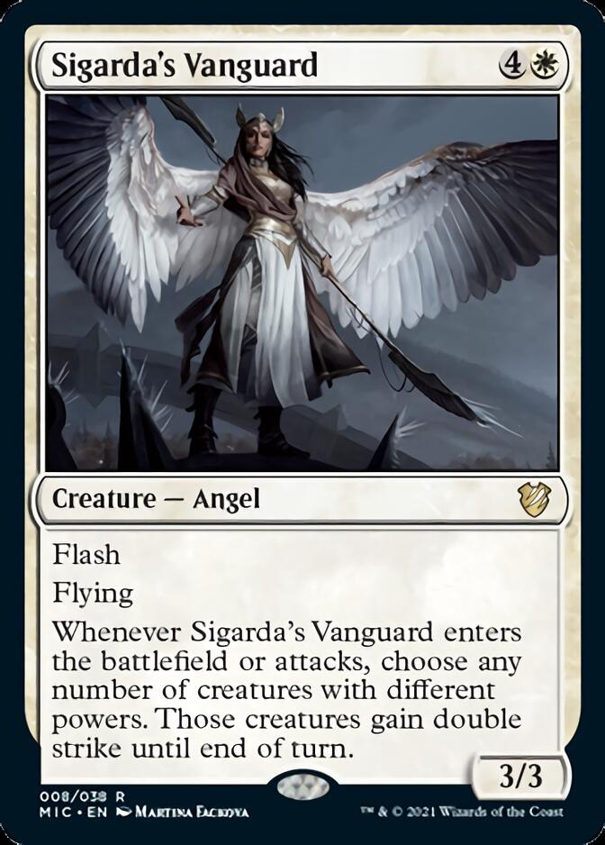 Sigarda's Vanguard [Innistrad: Midnight Hunt Commander] | Exor Games Truro