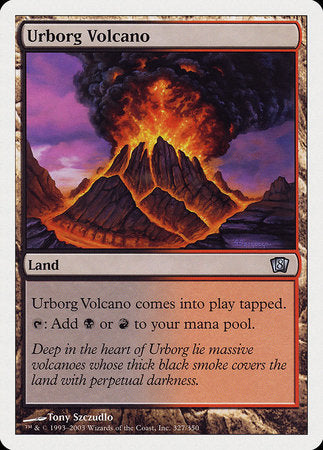 Urborg Volcano [Eighth Edition] | Exor Games Truro