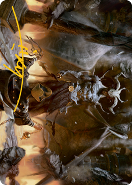 Ormendahl, the Corrupter Art Card (Gold-Stamped Signature) [Innistrad: Midnight Hunt Art Series] | Exor Games Truro