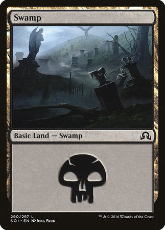 Swamp (290) [Shadows over Innistrad] | Exor Games Truro