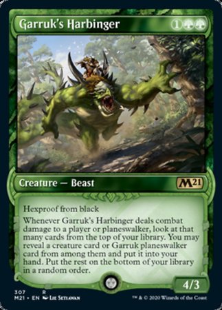 Garruk's Harbinger (Showcase) [Core Set 2021] | Exor Games Truro