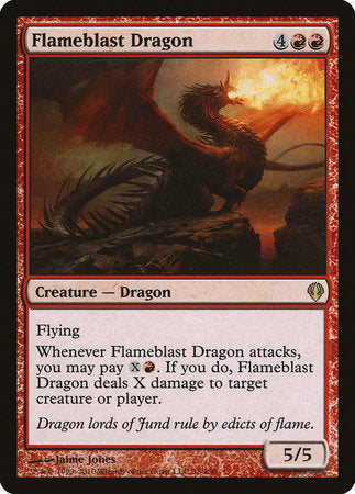 Flameblast Dragon [Archenemy] | Exor Games Truro