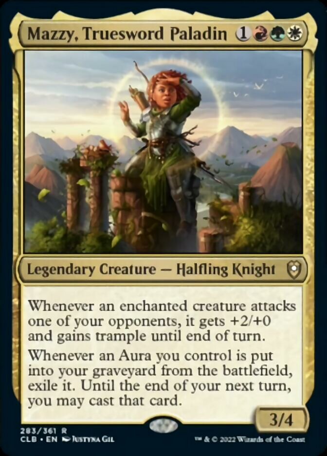 Mazzy, Truesword Paladin [Commander Legends: Battle for Baldur's Gate] | Exor Games Truro