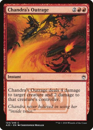 Chandra's Outrage [Masters 25] | Exor Games Truro