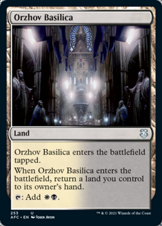 Orzhov Basilica [Dungeons & Dragons: Adventures in the Forgotten Realms Commander] | Exor Games Truro