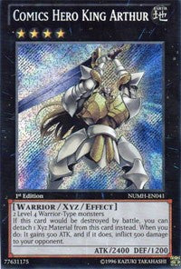 Comics Hero King Arthur [NUMH-EN041] Secret Rare | Exor Games Truro