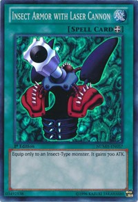 Insect Armor with Laser Cannon [NUMH-EN057] Super Rare | Exor Games Truro