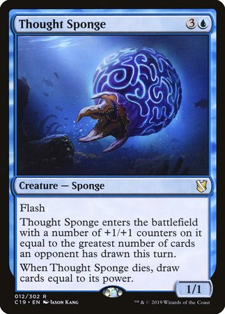 Thought Sponge [Commander 2019] | Exor Games Truro