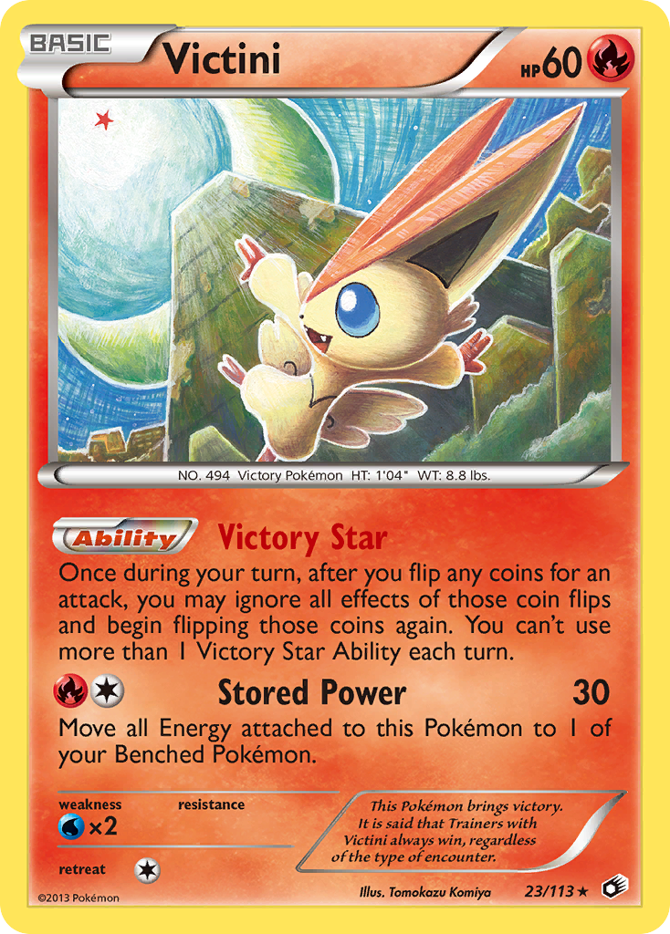 Victini (23/113) [Black & White: Legendary Treasures] | Exor Games Truro