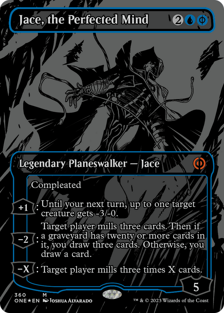 Jace, the Perfected Mind (Oil Slick Raised Foil) [Phyrexia: All Will Be One] | Exor Games Truro