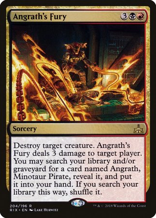 Angrath's Fury [Rivals of Ixalan] | Exor Games Truro