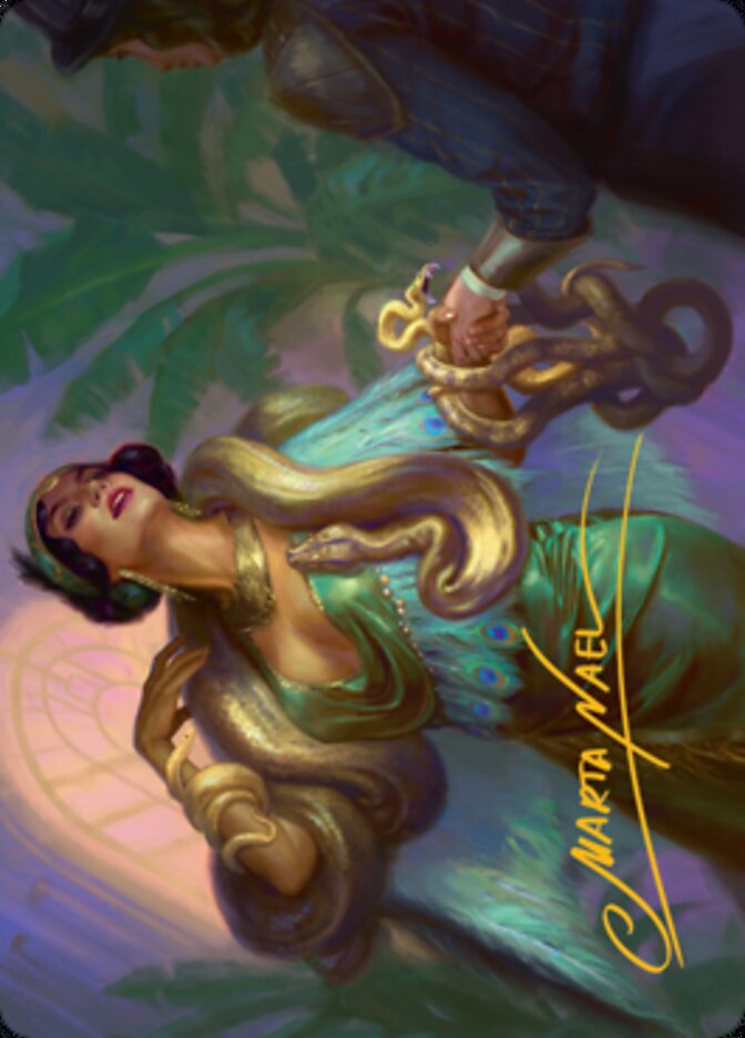 Venom Connoisseur Art Card (Gold-Stamped Signature) [Streets of New Capenna Art Series] | Exor Games Truro