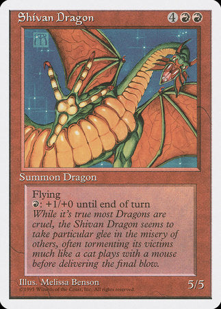 Shivan Dragon [Fourth Edition] | Exor Games Truro