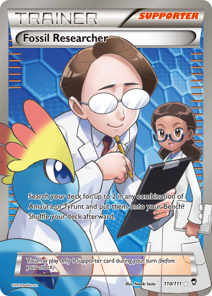 Fossil Researcher (110/111) [XY: Furious Fists] | Exor Games Truro
