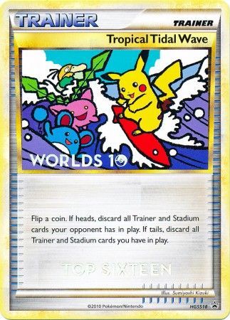 Tropical Tidal Wave (HGSS18) (Top 16) [HeartGold & SoulSilver: Black Star Promos] | Exor Games Truro