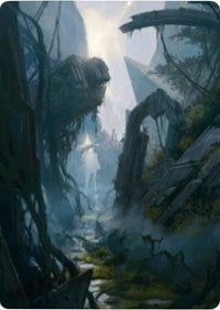 Swamp 2 Art Card [Zendikar Rising Art Series] | Exor Games Truro