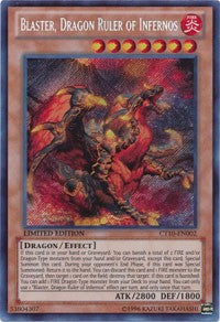 Blaster, Dragon Ruler of Infernos [CT10-EN002] Secret Rare | Exor Games Truro