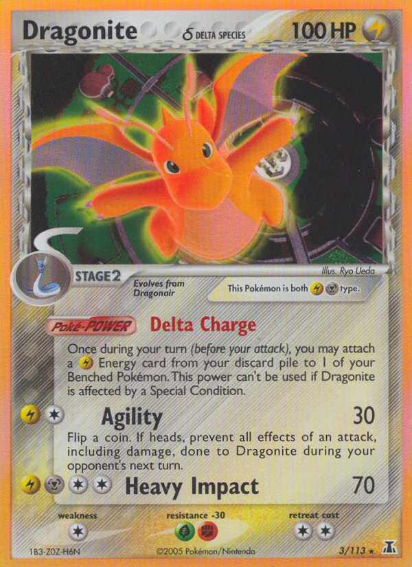 Dragonite (3/113) (Delta Species) [EX: Delta Species] | Exor Games Truro