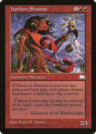 Hurloon Shaman [Weatherlight] | Exor Games Truro