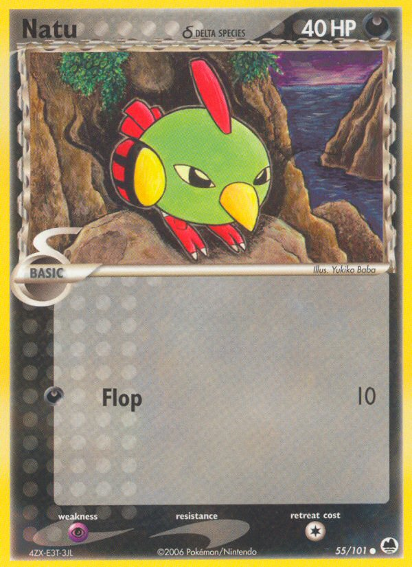 Natu (55/101) (Delta Species) [EX: Dragon Frontiers] | Exor Games Truro