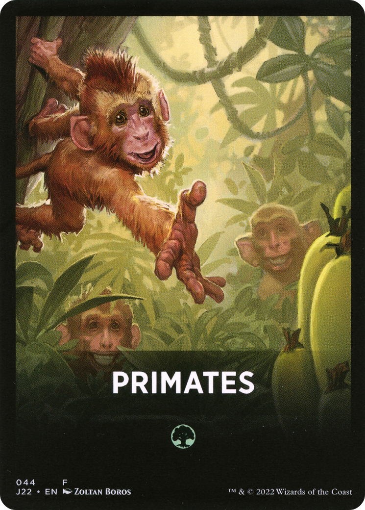 Primates Theme Card [Jumpstart 2022 Front Cards] | Exor Games Truro